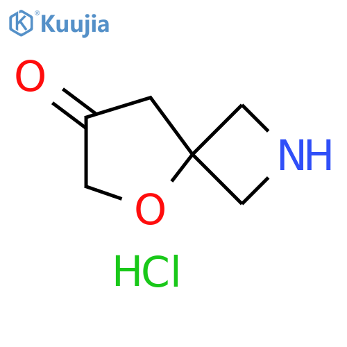 5-oxa-2-azaspiro[3.4]octan-7-one;hydrochloride structure