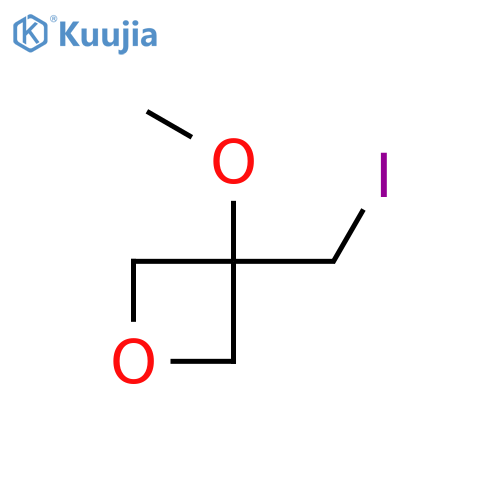 3-(iodomethyl)-3-methoxy-oxetane structure