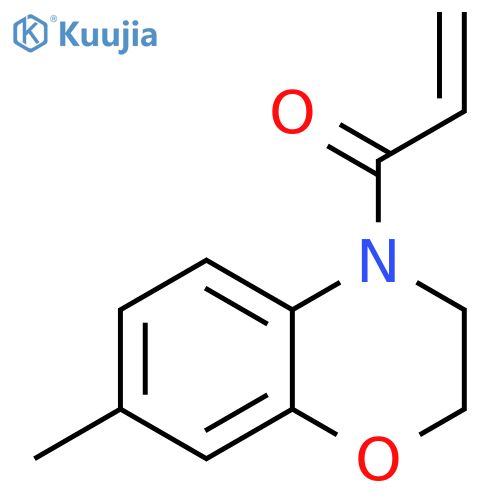 1-(2,3-Dihydro-7-methyl-4H-1,4-benzoxazin-4-yl)-2-propen-1-one structure