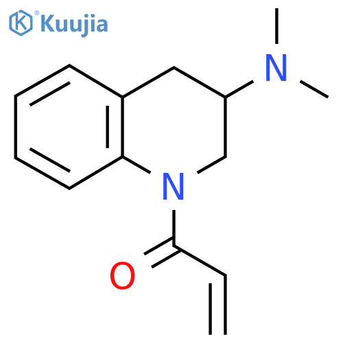 1-3-(dimethylamino)-1,2,3,4-tetrahydroquinolin-1-ylprop-2-en-1-one structure