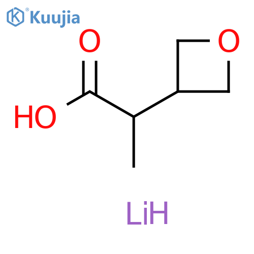 3-Oxetaneacetic acid, α-methyl-, lithium salt (1:1) structure