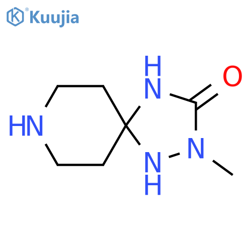 2-Methyl-1,2,4,8-tetraazaspiro[4.5]decan-3-one structure