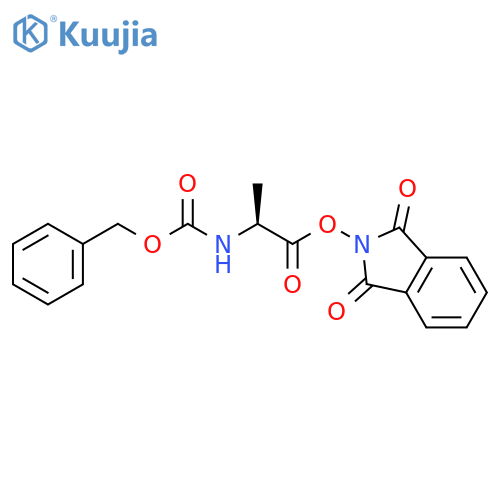Alanine, N-[(phenylmethoxy)carbonyl]-, 1,3-dihydro-1,3-dioxo-2H-isoindol-2-yl ester structure