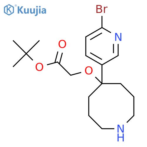 Tert-butyl 2-{[5-(6-bromopyridin-3-yl)azocan-5-yl]oxy}acetate structure