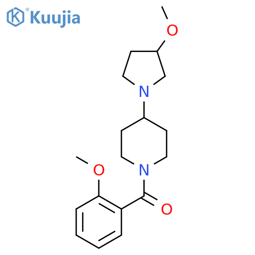 1-(2-methoxybenzoyl)-4-(3-methoxypyrrolidin-1-yl)piperidine structure