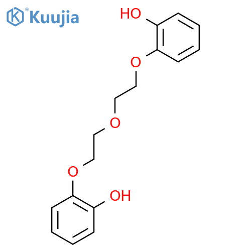 Phenol,2,2'-[oxybis(2,1-ethanediyloxy)]bis- structure