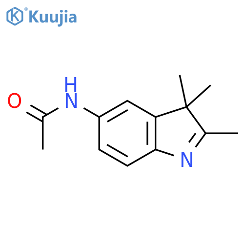 Acetamide, N-(2,3,3-trimethyl-3H-indol-5-yl)- structure