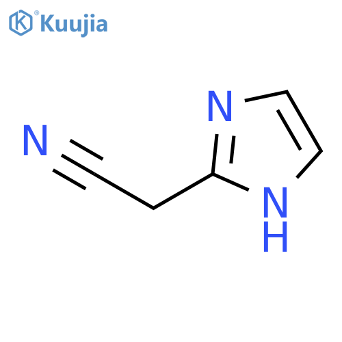 2-(1H-Imidazol-2-yl)acetonitrile structure