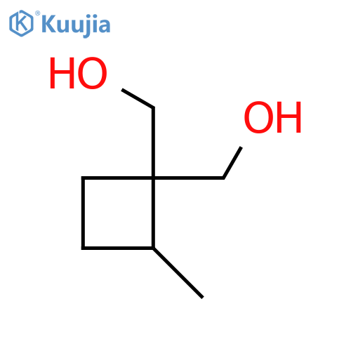 1-(hydroxymethyl)-2-methylcyclobutylmethanol structure
