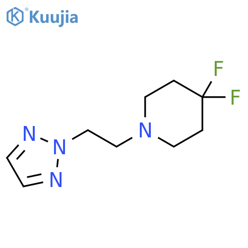 4,4-difluoro-1-2-(2H-1,2,3-triazol-2-yl)ethylpiperidine structure