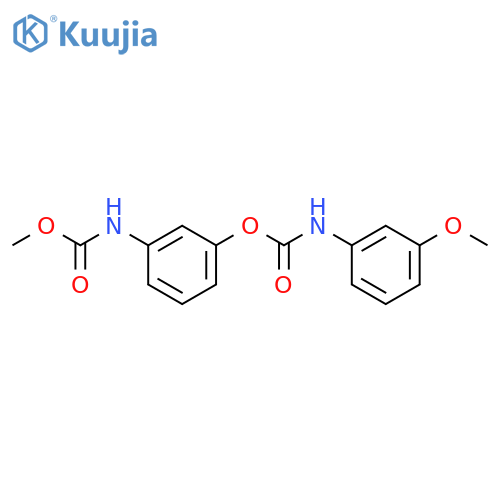 Carbamic acid,(3-methoxyphenyl)-, 3-[(methoxycarbonyl)amino]phenyl ester (9CI) structure