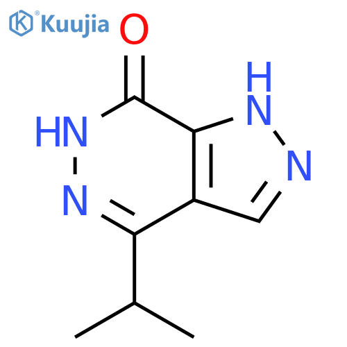 4-(propan-2-yl)-1H,6H,7H-pyrazolo3,4-dpyridazin-7-one structure