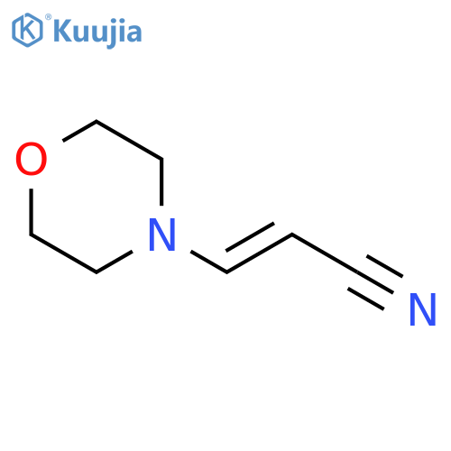 (2E)-3-(morpholin-4-yl)prop-2-enenitrile structure
