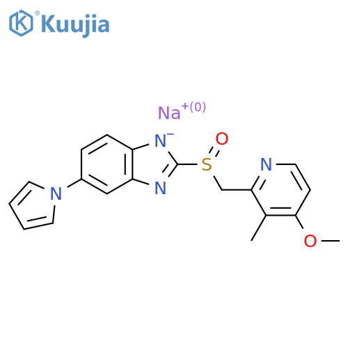 Ilaprazole sodium hydrate structure