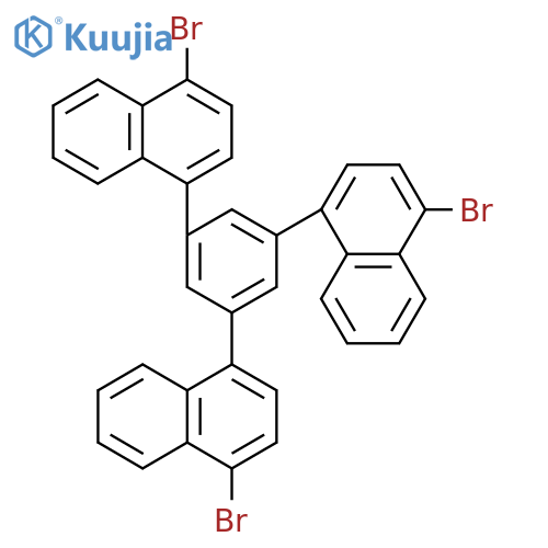 1,3,5-Tris(4-bromonaphthalen-1-yl)benzene structure