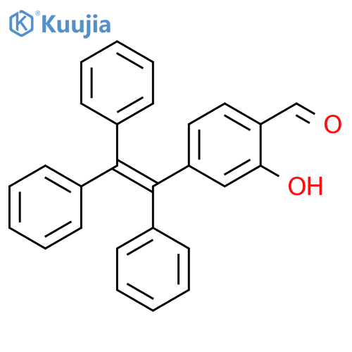 Benzaldehyde, 2-hydroxy-4-(1,2,2-triphenylethenyl)- structure