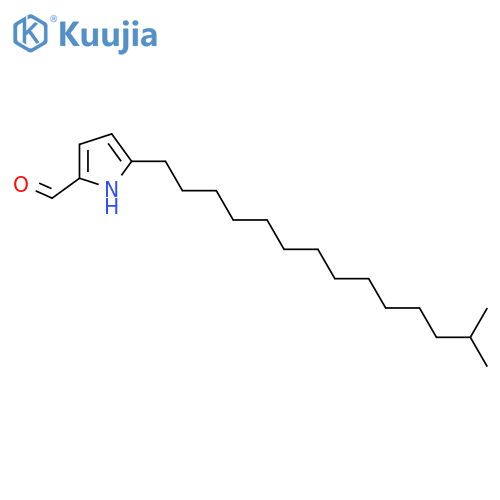 5-Alkyl-1H-pyrrole-2-carboxaldehydes; 5-(13-Methyltetradecyl)-1H-pyrrole-2-carboxaldehyde structure
