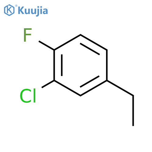 2-chloro-4-ethyl-1-fluorobenzene structure