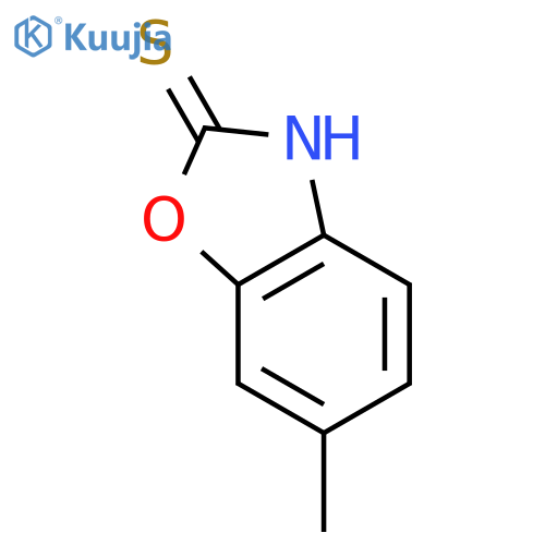 6-Methyl-3H-benzooxazole-2-thione structure