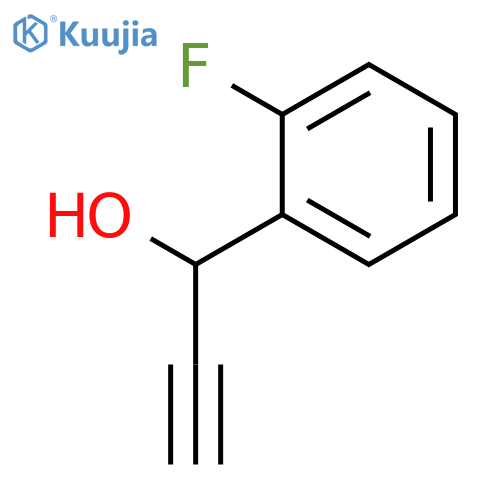 1-(2-fluorophenyl)prop-2-yn-1-ol structure