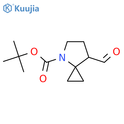 Tert-butyl 7-formyl-4-azaspiro[2.4]heptane-4-carboxylate structure