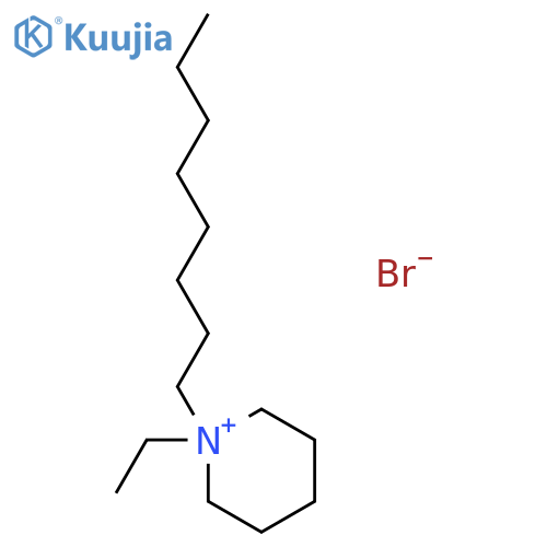 Piperidinium,1-ethyl-1-octyl-, bromide (1:1) structure