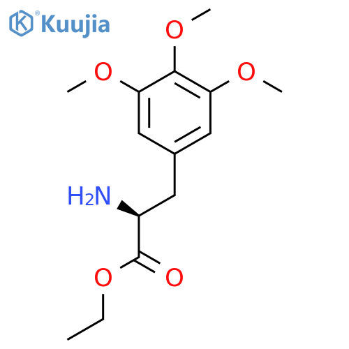 ethyl (2S)-2-amino-3-(3,4,5-trimethoxyphenyl)propanoate structure