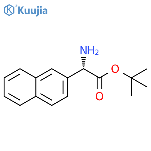 (S)-Amino-naphthalen-2-yl-acetic acid tert-butyl ester structure