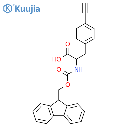 N-Fmoc-4-ethynyl-D-phenylalanine structure