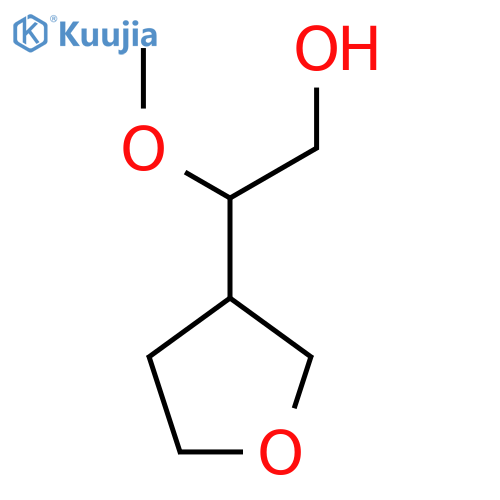 2-Methoxy-2-(oxolan-3-yl)ethan-1-ol structure