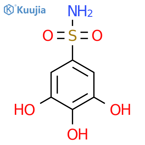 3,4,5-trihydroxybenzene-1-sulfonamide structure