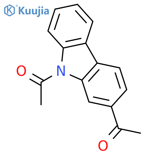 Ethanone,1,1'-(9H-carbazole-2,9-diyl)bis- structure