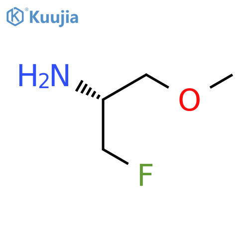 (2R)-1-fluoro-3-methoxypropan-2-amine structure