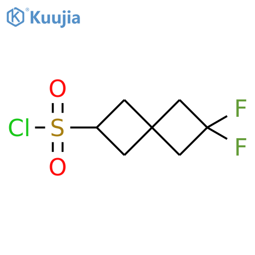 Spiro[3.3]heptane-2-sulfonyl chloride, 6,6-difluoro- structure
