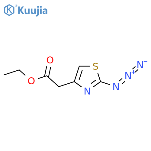 Ethyl 2-(2-azido-1,3-thiazol-4-yl)acetate structure