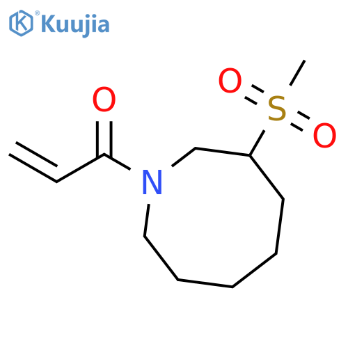 1-(3-methanesulfonylazocan-1-yl)prop-2-en-1-one structure