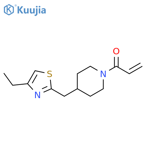 1-{4-(4-ethyl-1,3-thiazol-2-yl)methylpiperidin-1-yl}prop-2-en-1-one structure