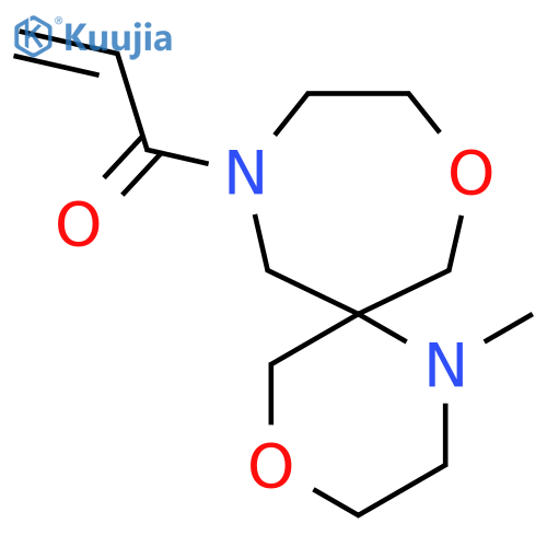 1-{1-methyl-4,8-dioxa-1,11-diazaspiro5.6dodecan-11-yl}prop-2-en-1-one structure