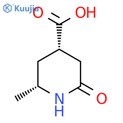 (2R,4S)-2-Methyl-6-oxopiperidine-4-carboxylic acid structure