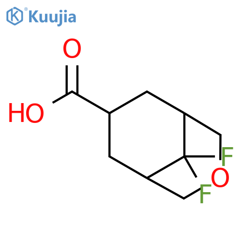 3-Oxabicyclo[3.3.1]nonane-7-carboxylic acid, 9,9-difluoro- structure
