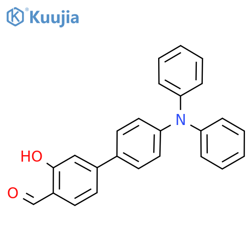 4'-(Diphenylamino)-3-hydroxy-[1,1'-biphenyl]-4-carbaldehyde structure