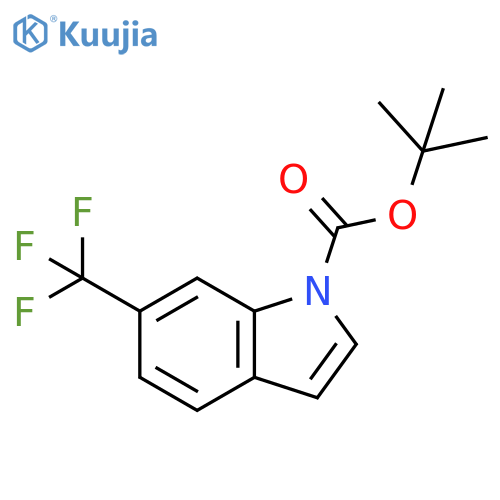 tert-Butyl 6-(trifluoromethyl)indole-1-carboxylate structure
