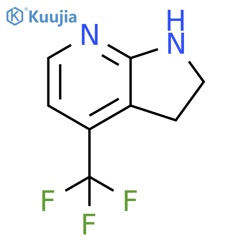 4-(Trifluoromethyl)-2,3-dihydro-1H-pyrrolo[2,3-b]pyridine structure