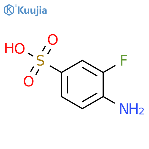 Benzenesulfonic acid, 4-amino-3-fluoro- structure