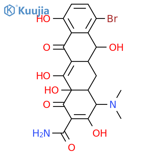 6-Demethyltetracycline; 7-Bromo structure