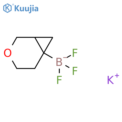 potassium;trifluoro(3-oxabicyclo[4.1.0]heptan-6-yl)boranuide structure