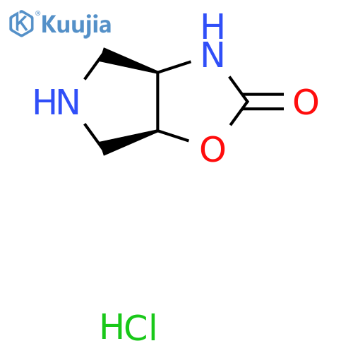 (3aR,6aS)-hexahydro-2H-pyrrolo[3,4-d][1,3]oxazol-2-one hydrochloride structure