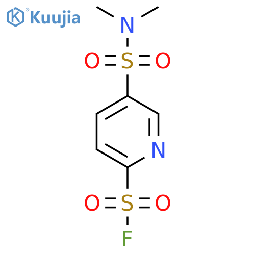 5-(Dimethylsulfamoyl)pyridine-2-sulfonyl fluoride structure