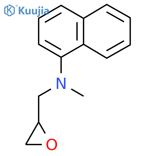 N-methyl-N-(oxiran-2-ylmethyl)naphthalen-1-amine structure