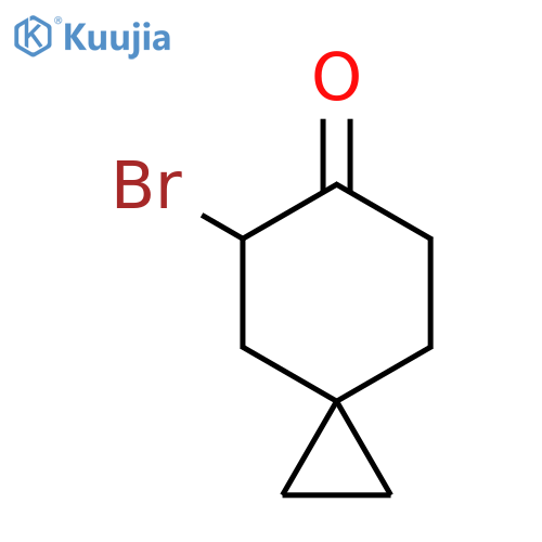 7-Bromospiro[2.5]octan-6-one structure